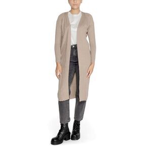 Only Beige Marabou Women's Cardigan